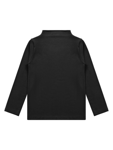 Kids Girls Tops Cotton Homewear Mock Neck Loungewear Casual T-shirt Undershirt - Picture 19 of 92