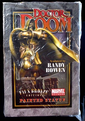 Dr. Doom Faux Bronze Statue New Sealed LTD to 300 Bowen Marvel FF4 2008Amricons