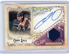 2017 Topps Gypsy Queen Patch Relic Autograph #AG-CS Chris Sale No 16 of 50