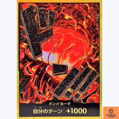 DON!! Card (Kozuki Oden) Gold Frame One Piece Card The Best PRB01 Japanese NM - Foto 6