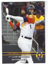 2021 Las Vegas Aviators (Triple-A Oakland Athletics) Luis Barrera