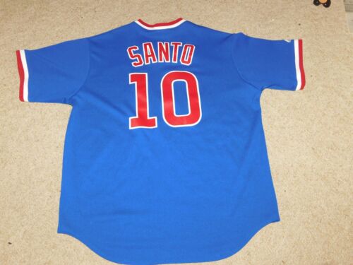 Chicago Cubs Ron Santo Cooperstown Collection Majestic Jersey Size XL - Picture 4 of 5