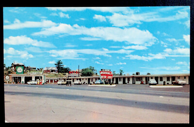 Morrals Motor Lodge Motel Cities Service Gas Station Breezewood Pa Postcard