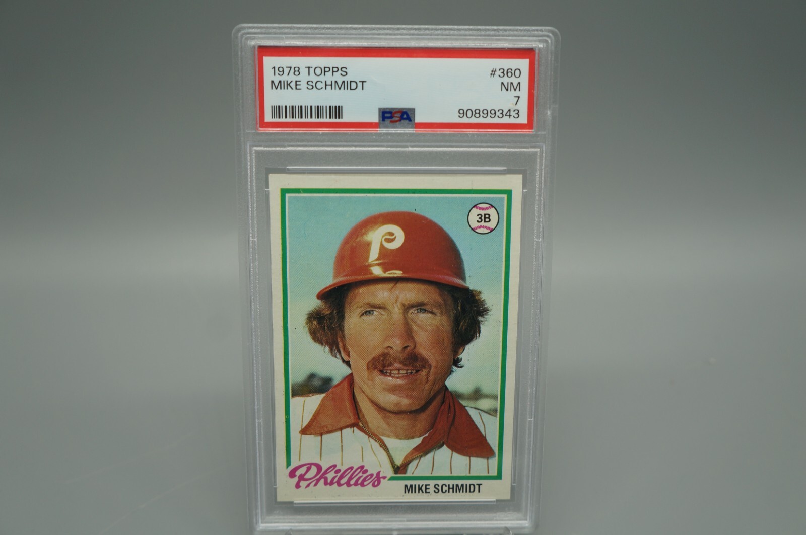 1978 Topps Baseball #360 Mike Schmidt PSA 7 Philadelphia Phillies
