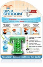 SinkShroom  Green Drain Protector Hair Catcher for No More Clogs by TubShroom