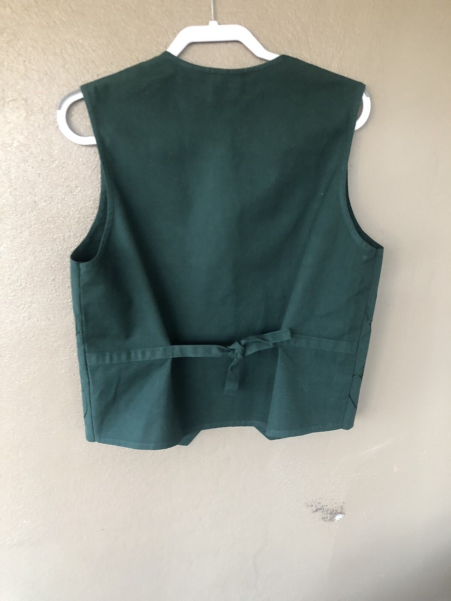 Nutcracker Ladies Weskit Vest Embroidered Holiday Theme Adjustable
