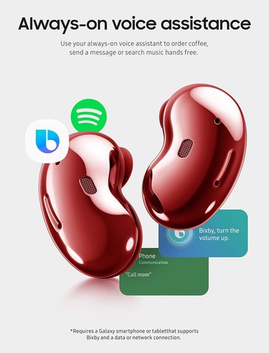 SAMSUNG Galaxy Buds Live True Wireless Bluetooth Earbuds Mystic SM-R180 - RED - 第 4/9 張圖片