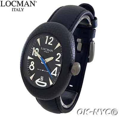 Ladies' LOCMAN NUOVO Carbonio Titanium Quartz Watch REF 103, SAPPHIRE 33x46mm 