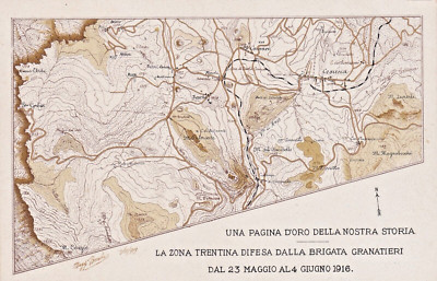 c.ill. TRENTINO ZONE DEFENDED BY THE GRENADIER BRIGADE new (A1369)