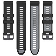 Two-color Silicone Watch Band Strap Bracelet With Tool for Garmin Forerunner 965