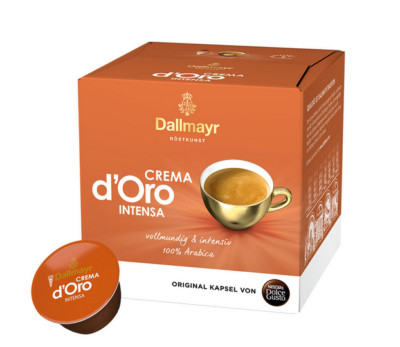 NESCAFE DOLCE GUSTO  - DALLMAYR  CREMA d'Oro INTENSA -  16 PODS = 16 COFFEE -