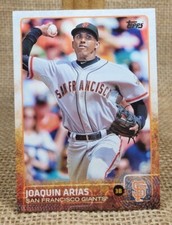 2015 Topps Series 1 Joaquin Arias Baseball Card #299 Giants A3