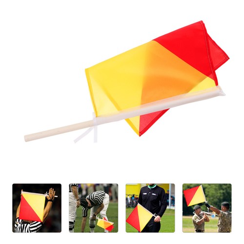 2pcs Training Flags 35x35cm Bright Signal Flags for Sports and - Picture 6 of 12