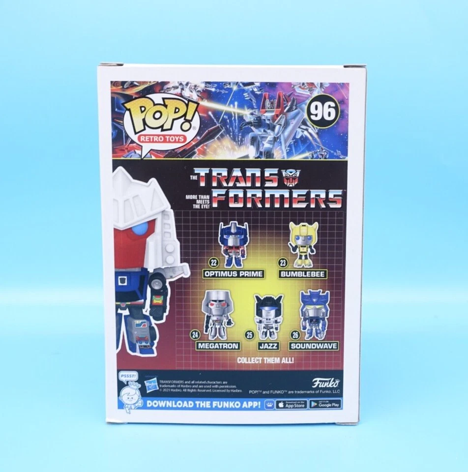 Tracks - Transformers Funko Pop Retro #96 · Fall Con. 2021 Limited Edition · NEW - Bild 3 von 4