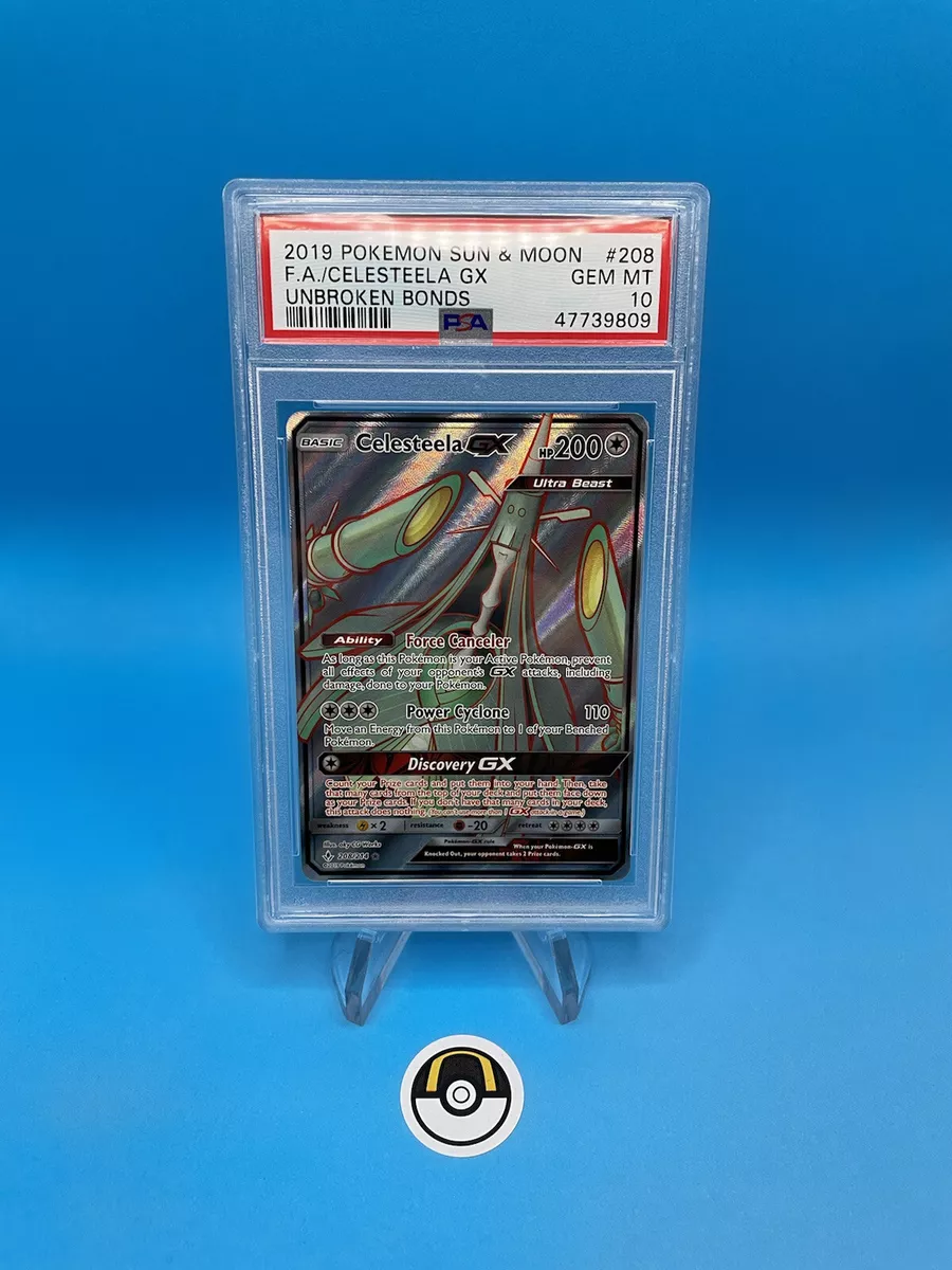 Card Celesteela-GX 208/214 da coleção Unbroken Bonds