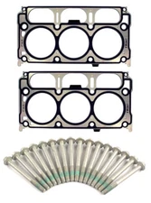 APEX Cylinder Head Gaskets/2+BOLTS MLS for 2014-21 Chevy GMC 4.3L V-6 LV3 VIN-H
