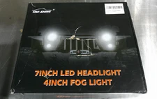 New UNI SHINE 7inch LED Headlight An 4 Inch Fog Light Kit Keep