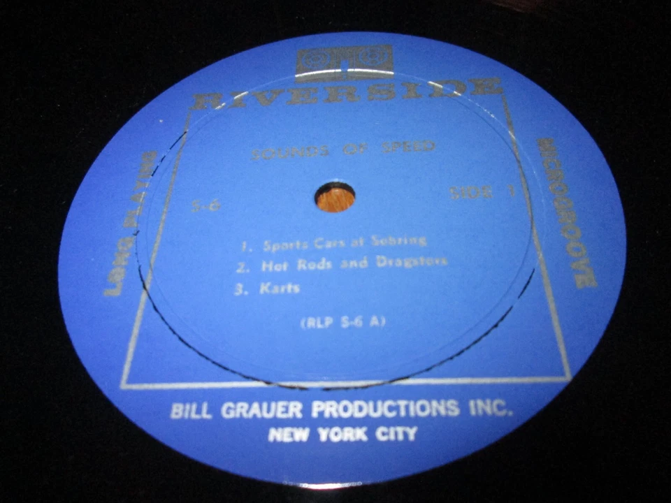 SOUNDS OF SPEED LP NM US RIVERSIDE VINYL HOT RODS DRAGSTERS SPORTS CARS - Image 4 of 4