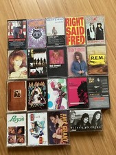 Lot Of 19 Cassette Tapes 80s And 90s Various Artists Rock, Country, Pop And R B