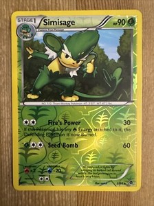 Simisage - Emerging Powers 2/98 - Pokemon Card TCG Reverse Holo NM