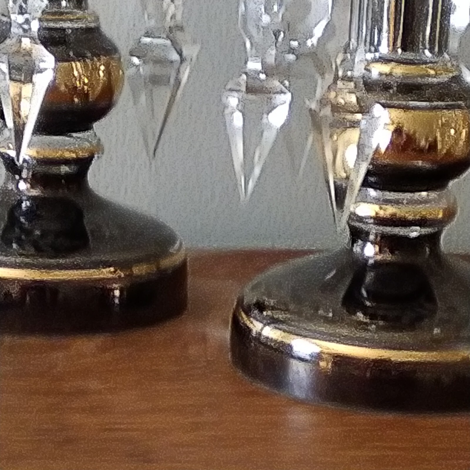 antique victorian Mantel lusters Crystal Set eBay