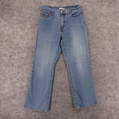 Levi's 512 Jeans Womens 10 M Stretch Perfectly Slimming Bootcut Light Wash Fade