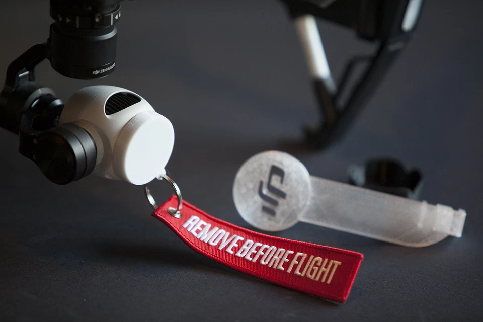 Kit de voo DJI Inspire 1 (V1 apenas por enquanto) - Boné - Capuz - Fechadura cardan - Chaveiro - Imagem 4 de 4