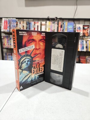 Exiled in America (1992) - VHS Tape Movie - Drama / War