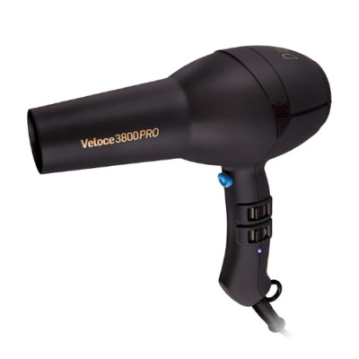 Diva Edit Veloce 3800 Pro Haartrockner - Schwarz (Originalware)