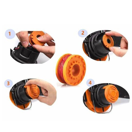 Trimmer Spool Line Replacement For Worx WG165 WG170 WG175 WG180 WG184 Part Tools - Picture 21 of 24