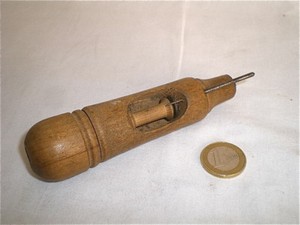 Outil Ancien Rare : Compas à Rondelles De Cordonnier/bourrelier - Occasion Fonctionnel