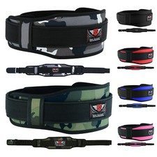 Weight Lifting Belt Neoprene Gym Fitness Workout Double Support Brace  USA..