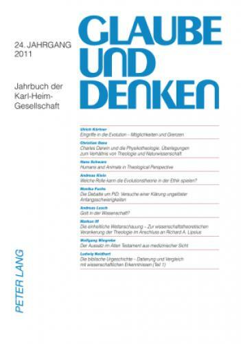 Thumbnail - Glaube Und Denken Jahrbuch Der Karl-heim-gesellschaft- 24. Jahrgang