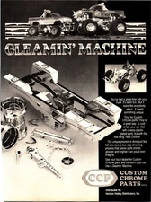 Custom Chrome Parts RC Print Ad Wall Decor Gleamin' Machines