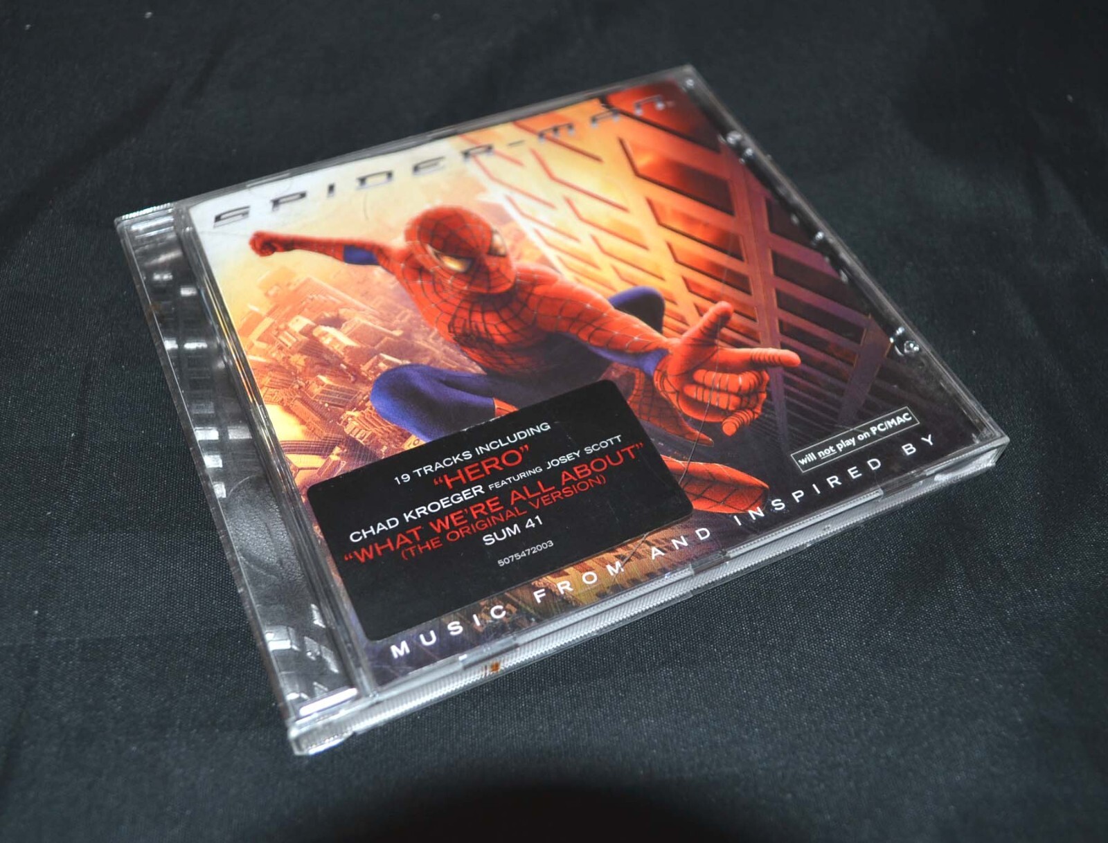 CD OST Soundtrack Movie Marvel Spider-Man 1 2002