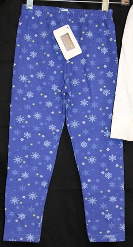 NWT 2pc OshKosh Winter Snowflake Leggings Penguin Long Sleeve Shirt sz 5 Chillin - Picture 3 of 9