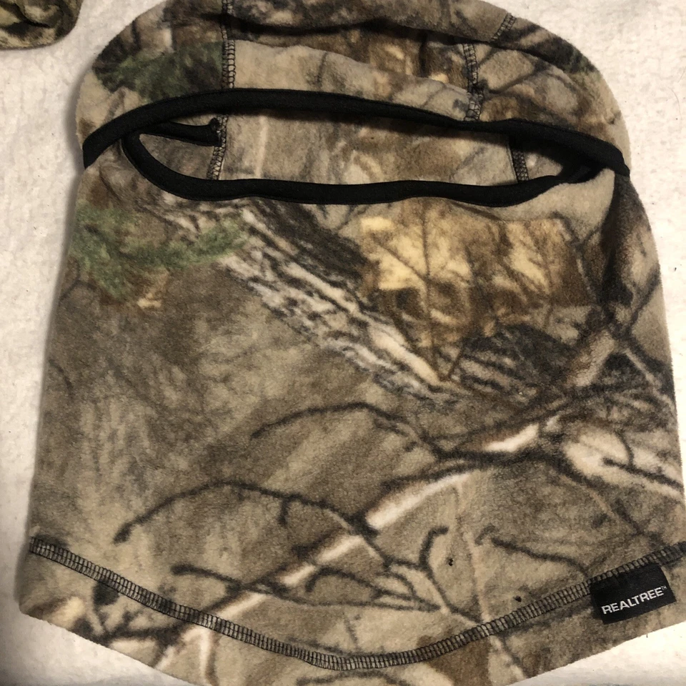 Cammo Balaclava, Hunting Stocking Cap, Orange & Cammo Insulated Gloves - Image 2 of 4