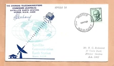 APOLLO 10 MAY 19,1969 MOREE EARTH STA AUST TRACKING STA  SPACE COVER  NASA