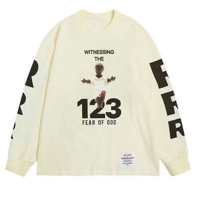 FEAR OF GOD X RRR 123 Mens Cream Art Basel Witnessing the FEAR OF GOD X RRR 123 Mens Cream Art Basel Witnessing the