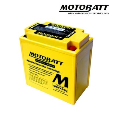 Motobatt MBTX16U Motorrad-Batterie 12V//19Ah