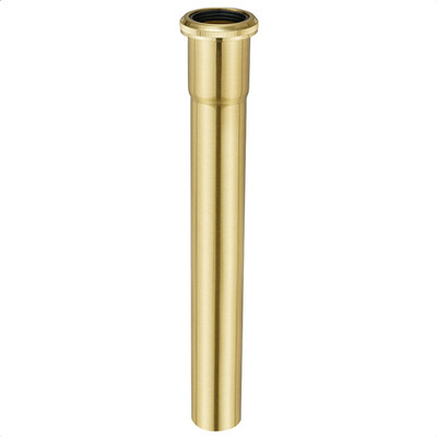 Cinsda 1-1/4 O.D X 12 Brass Slip Joint Extension Tube Heavy Duty Extension Tube