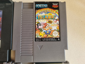 NES Game Bundle 4X PAL Tested Road Fighter, Tennis, Rainbow Island, Sidewinder