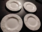 VINTAGE INDIANA HARVEST GRAPE PLATES - 6 1/4" -  LOT OF 4