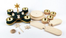 Craft Kit Kreuzleuchter for Tealight Wxh 9 1/8x9 1/8in New Advent Candlestick