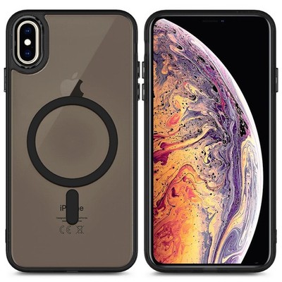 YZB Magnetic for iPhone Xs Max Case, Black | Compatible Max, 