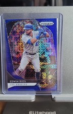 2020 Panini Prizm - Tier III Edwin Rios #241 Blue Mojo Prizm /175 (RC)
