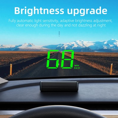 M2 HD Car Head Up Display GPS Speedometer KMH Digital HUD Universal