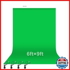 EMART 6x9Ft Green Screen Backdrop,Photography Background HB-1828M-G