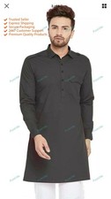 Indian Traditional Cotton Kurta Mens Sleeves Kurta With Pajamas Pulse Size