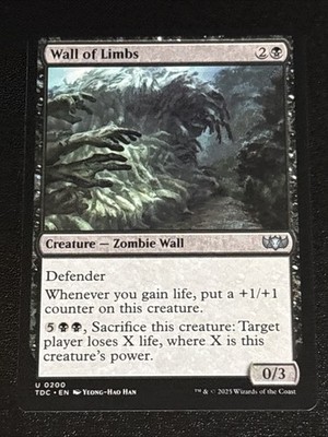 MTG Commander: Tarkir: Dragonstorm Wall of Limbs 0200